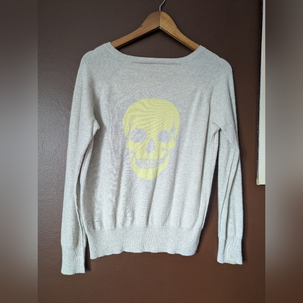 Cashmere Skull Sweater